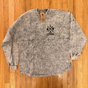 Grey Acid Wash London Harry Potter Long Sleeve Jersey Medium